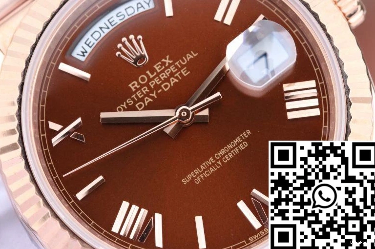 Rolex Date 40mm Factory EW 228235 Brown Day Dial 0507
